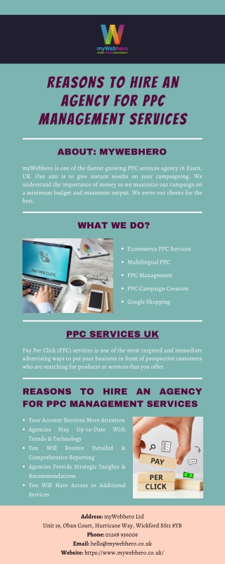 Reasons to Hire an Agency for PPC Management Services