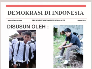 Demokrasi di Indonesia power point