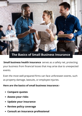 The Basics of Small Business Insurance