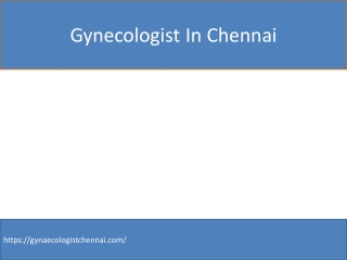 Best Gynaecology Doctor In Chennai