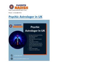 Best Indian Psychic Astrologer In UK - pandithnadish