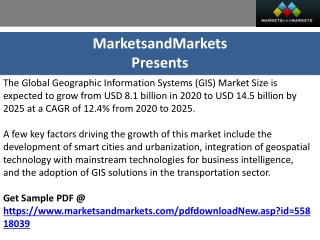 Geospatial Intelligence: Forecasting the Growth of the GIS Market