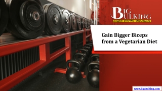 Gain Bigger Biceps from a Vegetarian Diet