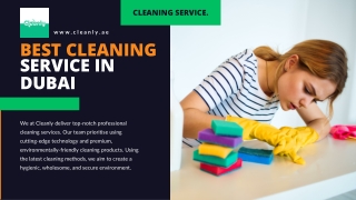 Cleaning Service In Dubai