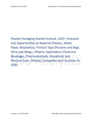 Flexible Packaging Market Size Analysis 2023