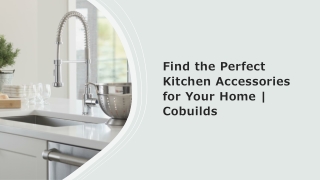 Find the Perfect Kitchen Accessories for Your Home  Cobuilds