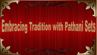 Embracing Tradition with Pathani Sets