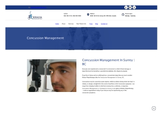 Concussion Therapist in Surrey BC