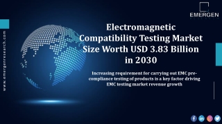 Electromagnetic Compatibility Testing Market Top 10 Company Profiles and 2030