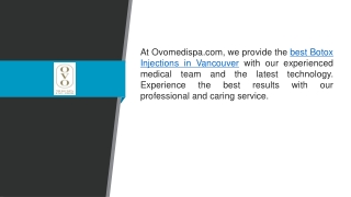 Best Botox Injections In Vancouver Ovomedispa.com