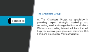 The Chambers Group  Chambersgroup.com