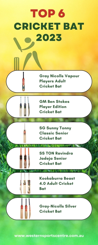 Top 6 Best Cricket Bats in 2023