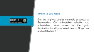 Where To Buy Weed Buyweed.cc