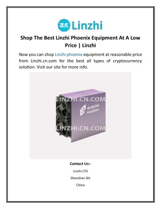 Shop The Best Linzhi Phoenix Equipment At A Low Price  Linzhi