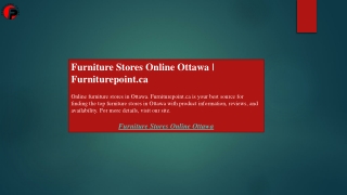 Furniture Stores Online Ottawa  Furniturepoint.ca