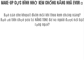 KEM CHỐNG NẮNG