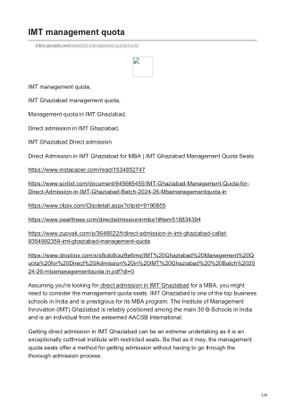 IMT management quota-sites.google.com-