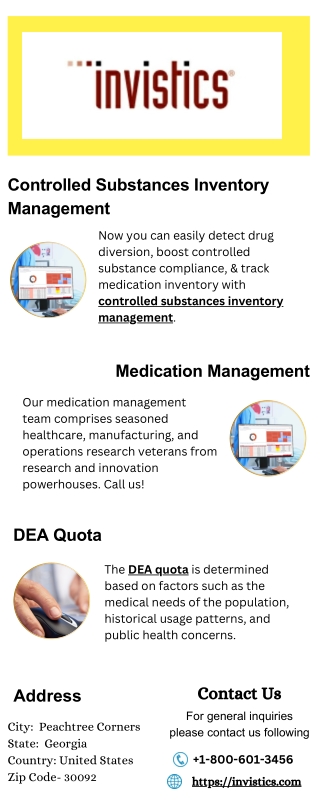 Controlled Substances Inventory Management