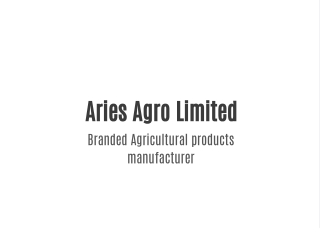 Aries Agro Limited