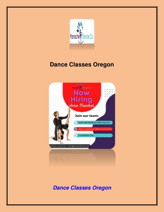 Dance Classes Oregon