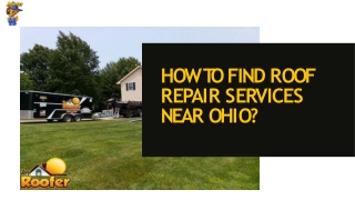 How To Find Roof Repair Services Near Ohio
