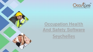 Occupation Health And Safety Software in seychelles