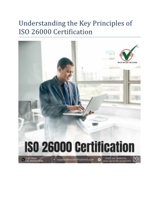 Understanding the Key Principles of ISO 26000 Certification