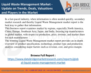 Liquid Waste Management Market