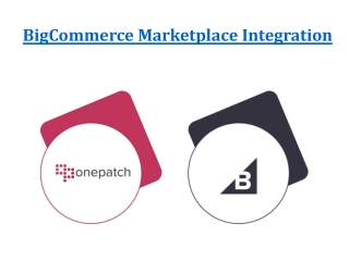 BigCommerce Multi-Channel Integration | Ecommerce Software Solution | OnePatch