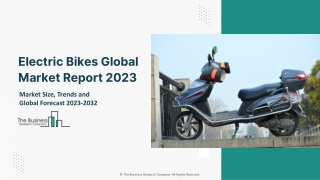 Electric Bikes Global Market By Product, By Battery Type, By Class, By Motor Type, By Mode, By Application, Regional Out