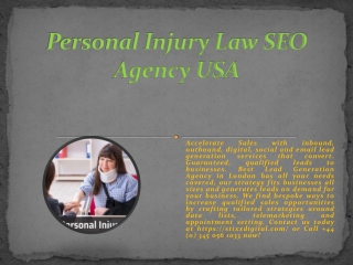 Personal Injury Law SEO Agency USA