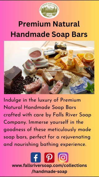 Premium Natural Handmade Soap Bars