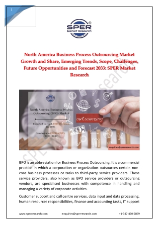 North America Business Process Outsourcing Market