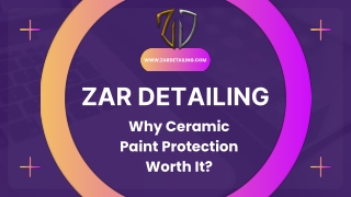 Ceramic Paint Protection | ZAR Detailing