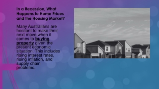 In a Recession, What Happens to Home Prices and the Housing Market