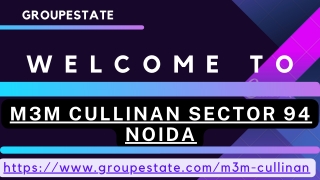 M3M Cullinan Sector 94 Noida - 3/4/5 BHK Luxurious Apartments