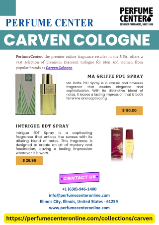 Carven Cologne