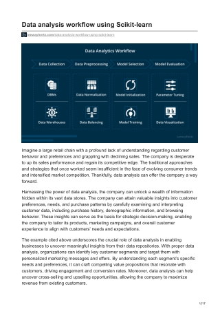 leewayhertz.com-Data analysis workflow using Scikit-learn