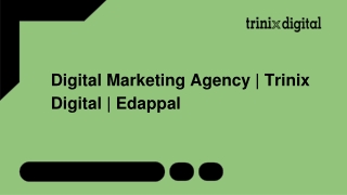 Digital Marketing Agency | Trinix Digital | Edappal