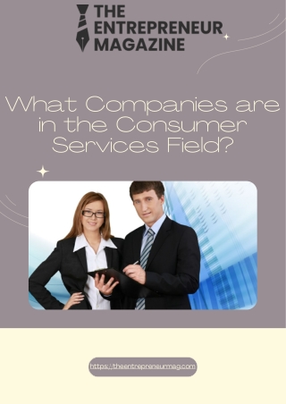 What Companies are in the Consumer Services Field