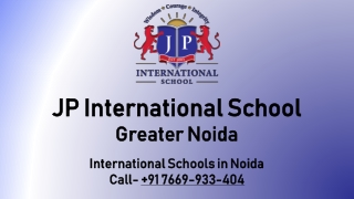 Best International Schools in Greater Noida