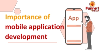 Importance of mobile application development