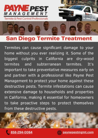 San Diego Termite Treatment