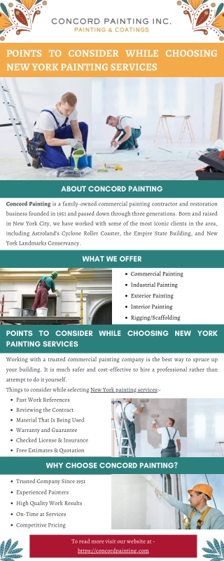 Points to Consider While Choosing New York Painting Services