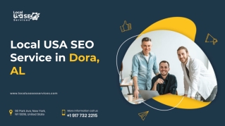 Local USA SEO Service in Dora, AL