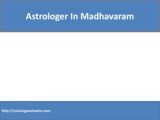 astrology services in madhavaram