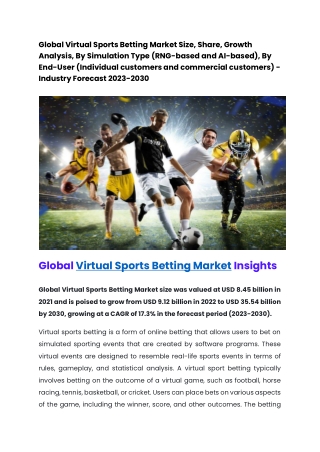 Global Virtual Sports Betting Market