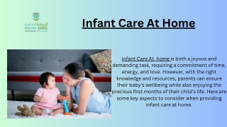 Infant Care At Home