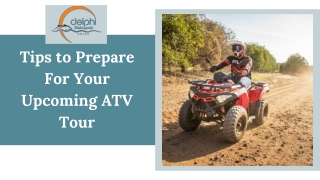 Tips to Prepare For Your Upcoming ATV Tour