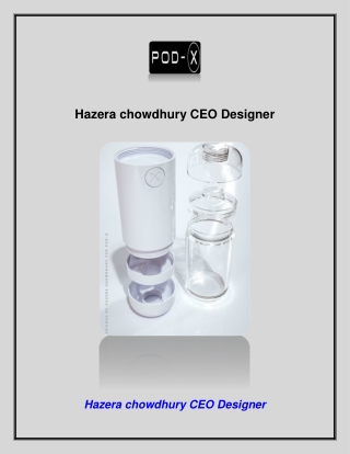 Hazera chowdhury CEO Designer